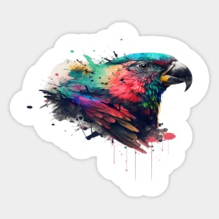 colorful artwork design Sticker